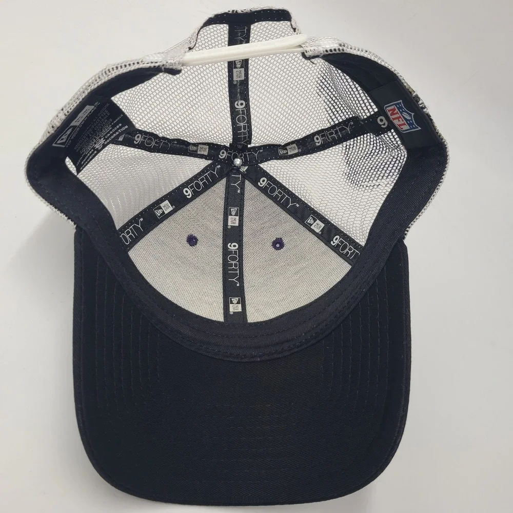 Baltimore Ravens Hat Snapback Trucker Mesh New Era 9Forty Purple Black White NFL